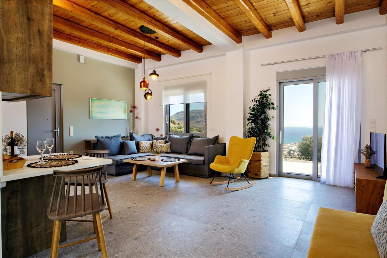 Almond Cottage With A Sea View Above Плакиас Экстерьер фото